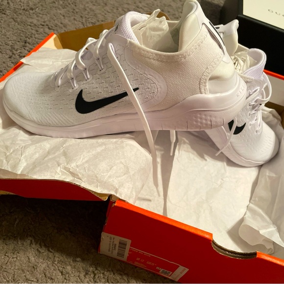 Nike Shoes - White Nike Free Run 2018